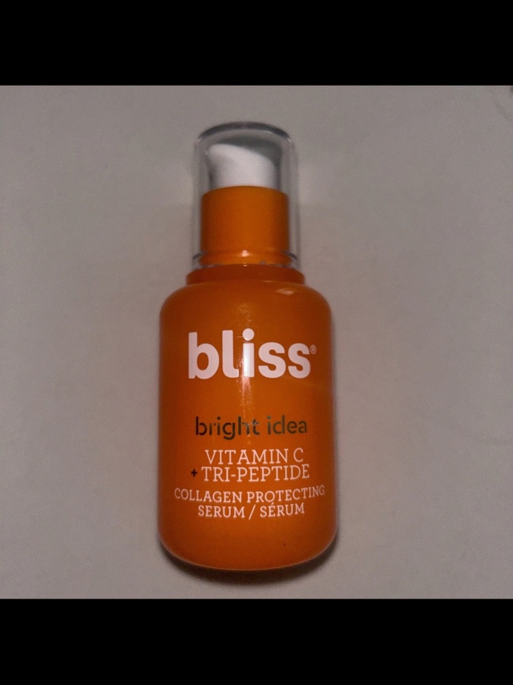 Bliss Bright Idea Vitamin C + Tri-Peptide Serum  collagen & elasticity - 1 fl oz